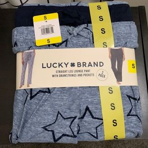 Lucky Brand Straight Leg Lounge Pant with Drawstrings and Pockets
